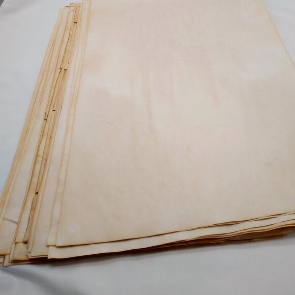 50 Tea Stained 11"x17" Dyed Papers, Hand Dyed Papers, Junk Journal Supply - Picture 3 of 10